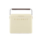 The Fieldbar Gin Trunk is a cream-colored hard case cooler with a dark brown handle and "FIELD BAR" embossed on the front, delivering superior thermal performance for all your outdoor adventures.
