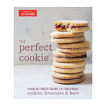 A stack of sugar-dusted sandwich cookies appears on the cover of “The Perfect Cookie” by Penguin Random House, highlighting the artistry and precision that cookie baking enthusiasts can expect to discover inside.