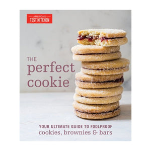 A stack of sugar-dusted sandwich cookies appears on the cover of “The Perfect Cookie” by Penguin Random House, highlighting the artistry and precision that cookie baking enthusiasts can expect to discover inside.