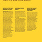 A bright yellow page features three black text sections—“Repeat After Me: Cookies! Are! Fun!,” “Assemble Your Tools,” and “Read the Whole Recipe Before You Bake”—offering guidance on how to use *Cookies* by Penguin Random House. Inspired by the playful tone of NYT Cooking, these tips will help you master perfect cookies and delicious desserts for sweet success every time.