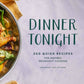 Penguin Random House’s “Dinner Tonight” cookbook features a cover with a pan of chicken and vegetables on a light background, offering 200 quick recipes that make delicious weeknight dinners easy to prepare and clean up.