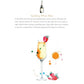 A glass of sparkling white wine garnished with a strawberry, accompanied by colorful splashes and fresh strawberries—ideal for lovers of creative spritz cocktails. Above the text, a small illustration of a wine bottle introduces Spritz Fever! by Penguin Random House, serving as an inviting, illustrated guide to refreshing spritz recipes.