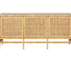 Isla 3 Door Buffet - Natural Rattan