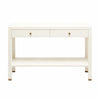 Jarin Console Collection - White Faux