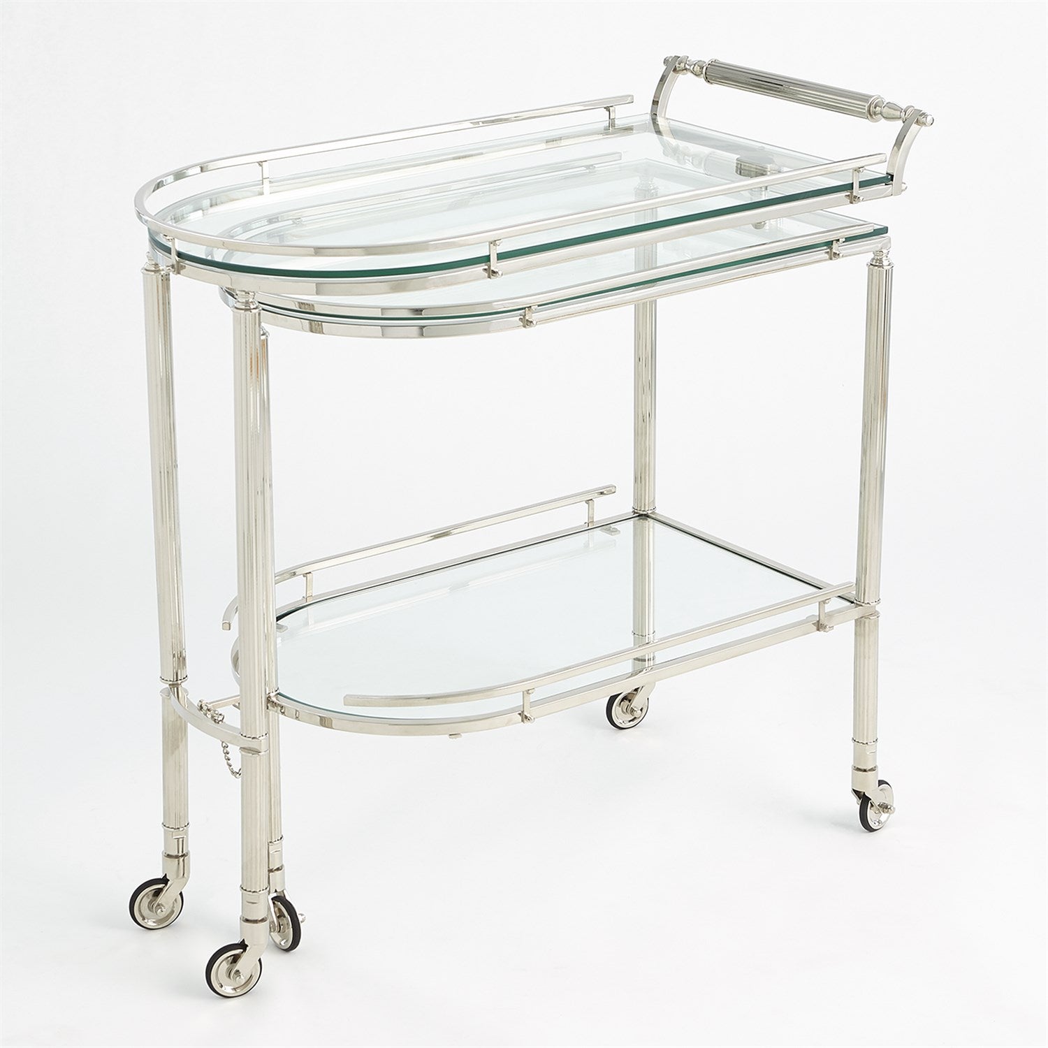 Gallery Folding Bar Cart - Thumbnail 4