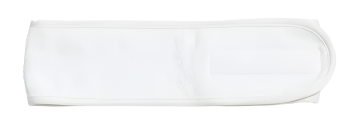 A white Spa Headband by Weezie Towels is displayed flat on a white background, featuring an adjustable Velcro closure for a secure fit.