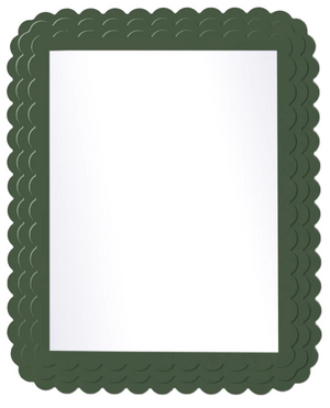 Carnival Krewe Rectangle Mirror, Duck Green