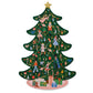 The Nutcracker Puzzle by Riffle Paper Co. is a festive, Christmas tree-shaped jigsaw featuring Nutcracker Ballet characters, ornaments, candy canes, and presents arranged around the base.