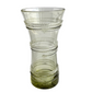 Introducing the Ella Corset Vase Collection by Juliska—a clear glass vase with a flared rim and four textured spiral bands encircling the body. The corseted waistline elegantly enhances its silhouette, making this decorative piece a perfect floral centerpiece for any room.