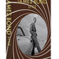 The cover of Assouline's "James Bond Style" perfectly captures classic fashion, featuring a man in a suit leaning against a car, all set against a stylish barrel design on a brown background.