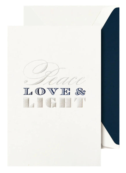 Crane Peace Love Light Card Set