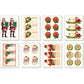 The Cavallini Papers and Co Holiday Vintage Christmas Stickers Tin includes eight sheets of festive stickers with Santa, ornaments, holly, and greetings—perfect for art projects or to add a charming touch to your holiday gifts.