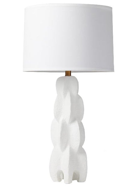 Julius Table Lamp, White Resin