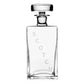The William Yeoward Crystal Lillian Square Decanter features handmade crystal glass with a round stopper and "SCOTCH" printed vertically. A stylish piece from the Lillian Square Decanter Collection, perfect for whisky lovers.