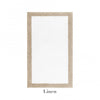 Egoist Border Bath Rug - Linen
