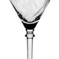 The William Yeoward Crystal Palmyra Collection martini glass features an etched palm tree design, evoking the tranquil vibe of Palmyra Atoll, and is shown against a white background.