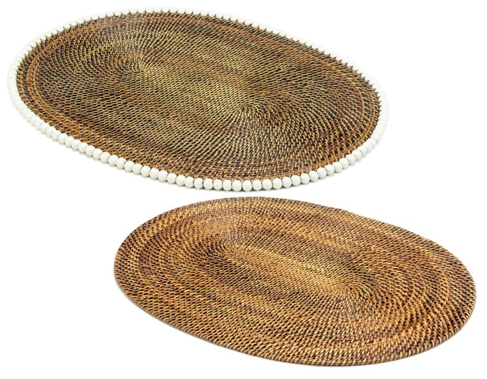 Rattan Oval Placemat 18" - Thumbnail 3