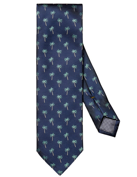 Eton Navy Palm Tree Tie