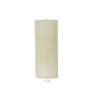 The Solid Pillar Candle Collection by Perin Mowen features an ivory pillar candle (3" x 6") that stands upright and offers a warm, classic glow—ideal for those who appreciate timeless style.