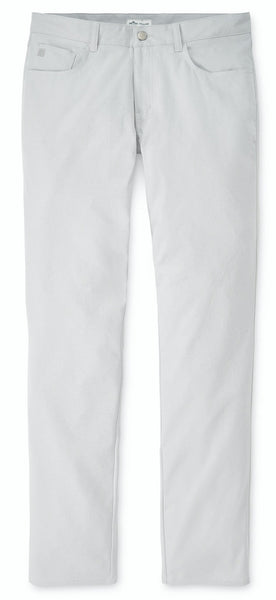 A pair of Peter Millar eb66 Performance Five-Pocket Pants on a white background.