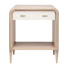 Pierre Nightstand Collection - Pristine/Shagreen