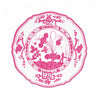 Vida Faenza Melamine Dinnerware and Placemat Collection - White and Pink
