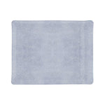 Light gray rectangular placemat from HestiaLiving's Prestige Shagreen Collection, featuring a subtle dotted shagreen-inspired texture—ideal for luxury home decor. Shown on a white background.