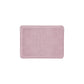 A pink rectangular tray from HestiaLiving's Prestige Shagreen Collection features a subtle dotted texture, making it the perfect luxury accent for your home decor. Photographed on a white background.