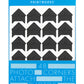 A pack of 48 PrintWorks Photo Stickers, acid-free and easy to use, lets you attach photos securely in neat rows for safe, lasting memories.