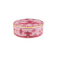 The Oriente Italiano Porpora Dinnerware Collection from Ginori 1735 features round, pink porcelain pieces with lids, adorned with floral patterns and gold rims, reflecting classic Italian elegance.