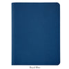Graphic Image Leather Notebook, 9" - Royal Blue