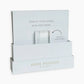 White display box labeled "Anne Neilson" holds Anne Neilson Friendship Scripture Cards and a clear acrylic stand; remove the stand from the card for a beautiful angel card display.