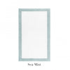 Egoist Border Bath Rug - Sea Mist