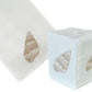 The Haute Home Speckled Conch Coaster & Bath Collection includes a premium white linen napkin and tissue box cover, each adorned with an embroidered brown seashell motif.
