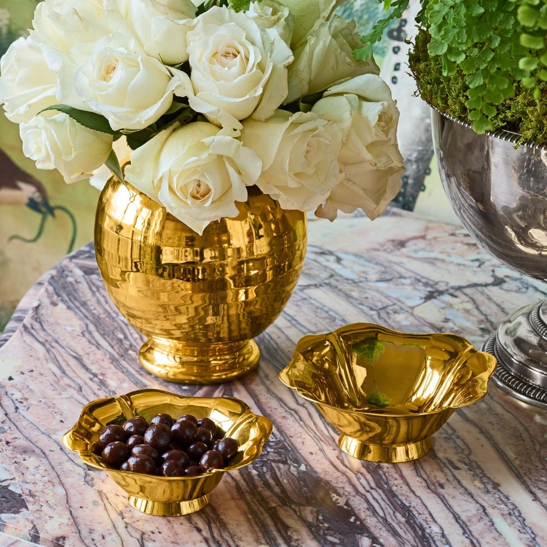 Olivia Brass Bowl - Thumbnail 3