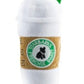 The Starbarks Coffee Cup Plush Dog Toy Collection by Haute Diggity Dog features a plush toy shaped like a to-go coffee cup with "Starbarks Frenchie Roast," a green stir stick, and a squeaker for extra fun.