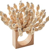 Reed Napkin Ring - Natural / White