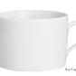 The Empire White Dinnerware Collection tea cup by Anna Weatherley, crafted from fine white porcelain in Portugal, features a handle and is shown against a white background. "Tea Cup" appears in small text at the bottom right.