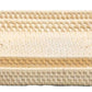 From the Dalton Bath Collection by Pigeon & Poodle, two rectangular rattan trays with detailed, handmade craftsmanship are shown nested together on a white background.