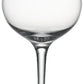 A clear, handblown wine glass from the Simon Pearce Vintner Drinkware Collection features a long stem and rounded bowl, photographed against a white background.
