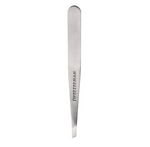 The Tweezerman Classic Slant Tweezer is a stainless steel tool designed for precise eyebrow shaping, shown on a white background.