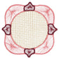 Experience the artistry of traditional Colombian craftsmanship with the Lily & Heliconia Placemat Collection by Mercedes Salazar. Each decorative round woven mat features a beige center, pink and burgundy thread accents, and a geometric border design. Skillfully handwoven from raffia, these stunning placemats showcase vibrant detail inspired by Mercedes Salazar’s signature style.
