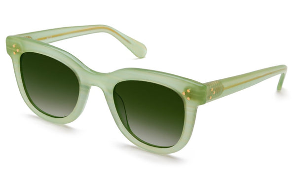 Krewe Jena Sunglasses with a thick frame isolated on a white background.