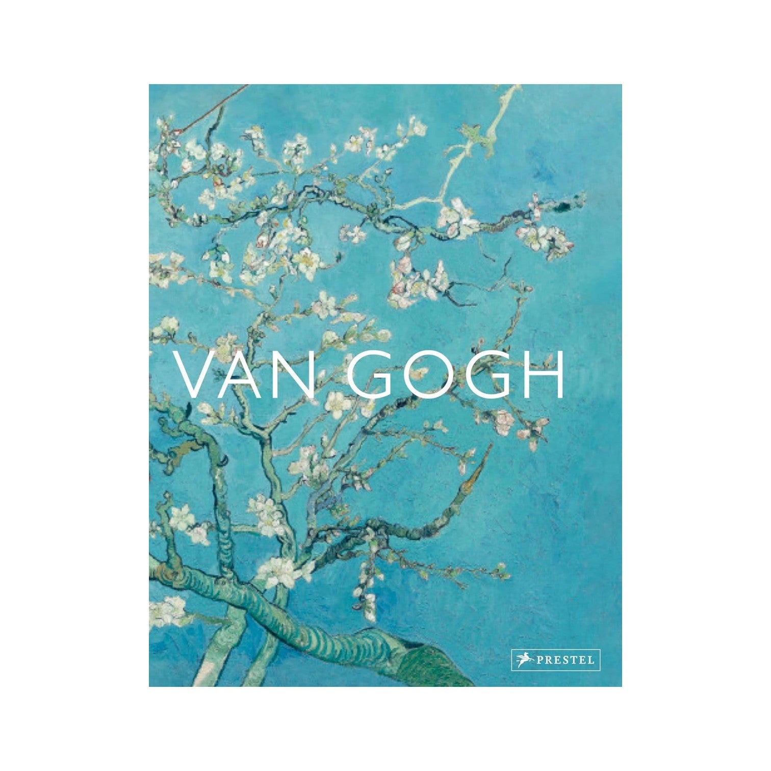 Book cover by Penguin Random House featuring van Gogh’s “Almond Blossom” painting with “VAN GOGH” in bold white letters—an ideal addition to any Van Gogh art book collection.