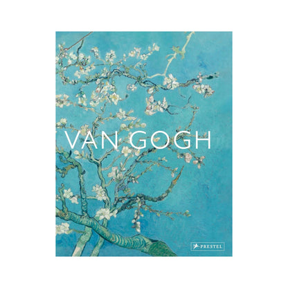 Book cover by Penguin Random House featuring van Gogh’s “Almond Blossom” painting with “VAN GOGH” in bold white letters—an ideal addition to any Van Gogh art book collection.