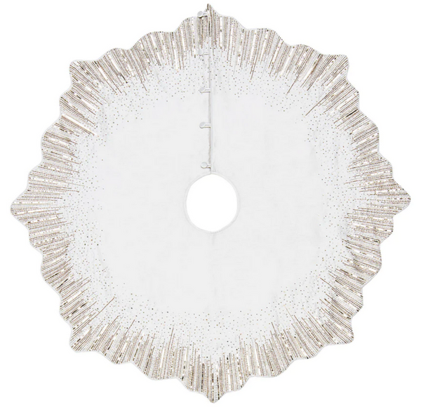 Kim Seybert Gilded Spray Tree Skirt