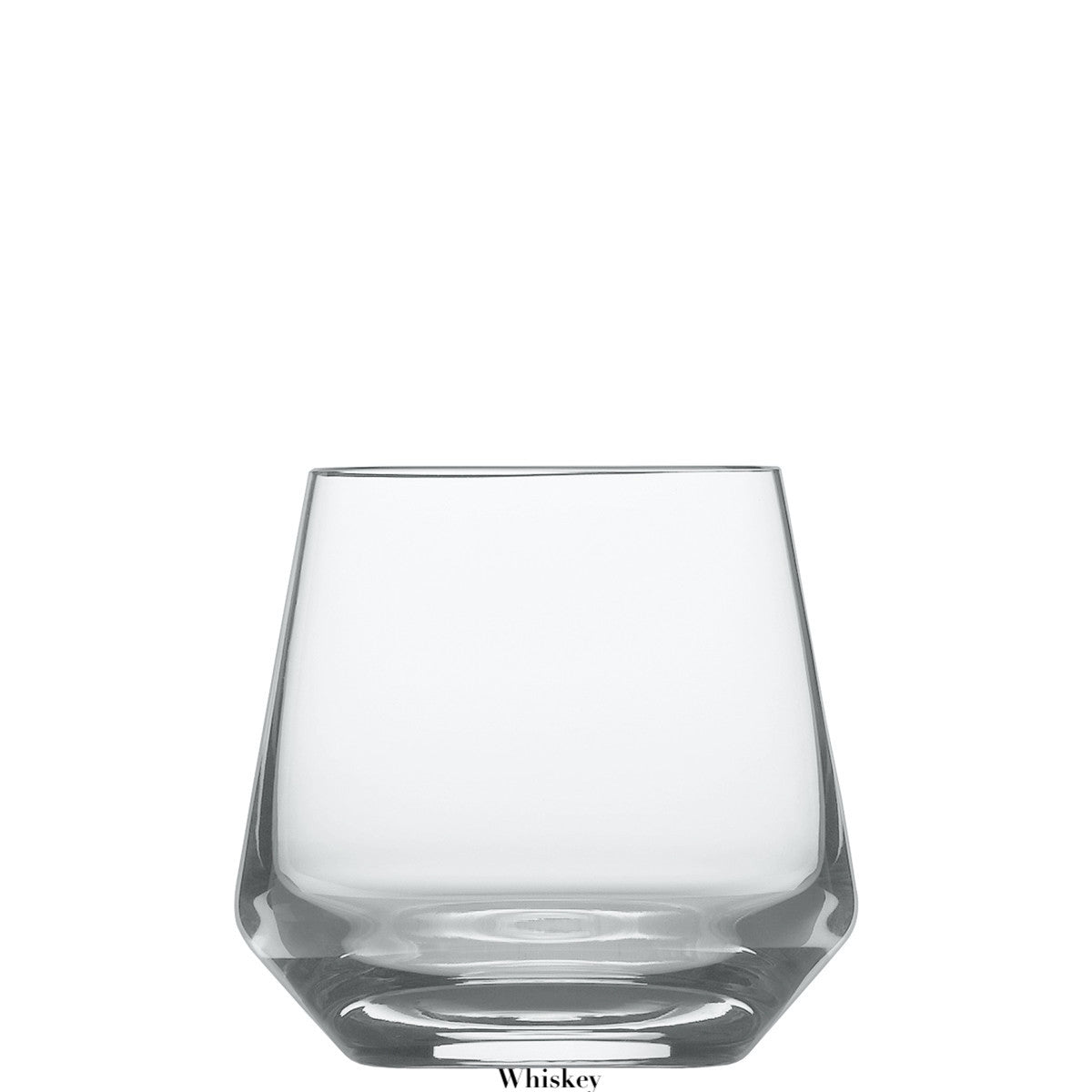 The Fortessa Pure Collection whiskey glass, crafted from Tritan Crystal, features a wide base and tapered sides for elegant, modern style—perfect on any postmodern tabletop.