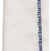 Filament Napkin Set - White / Navy
