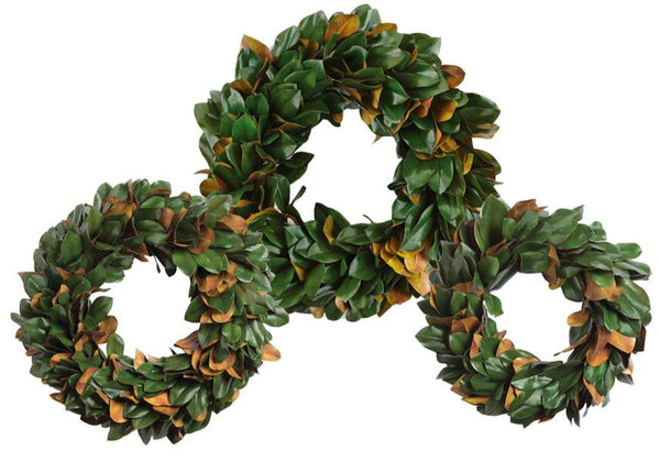 Grand Magnolia Leaf Wreath Collection