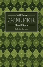Featuring a green argyle patterned cover and published by Simon & Schuster, “Stuff Every Golfer Should Know” is a compact golf guide ideal as a thoughtful gift for players of all levels.